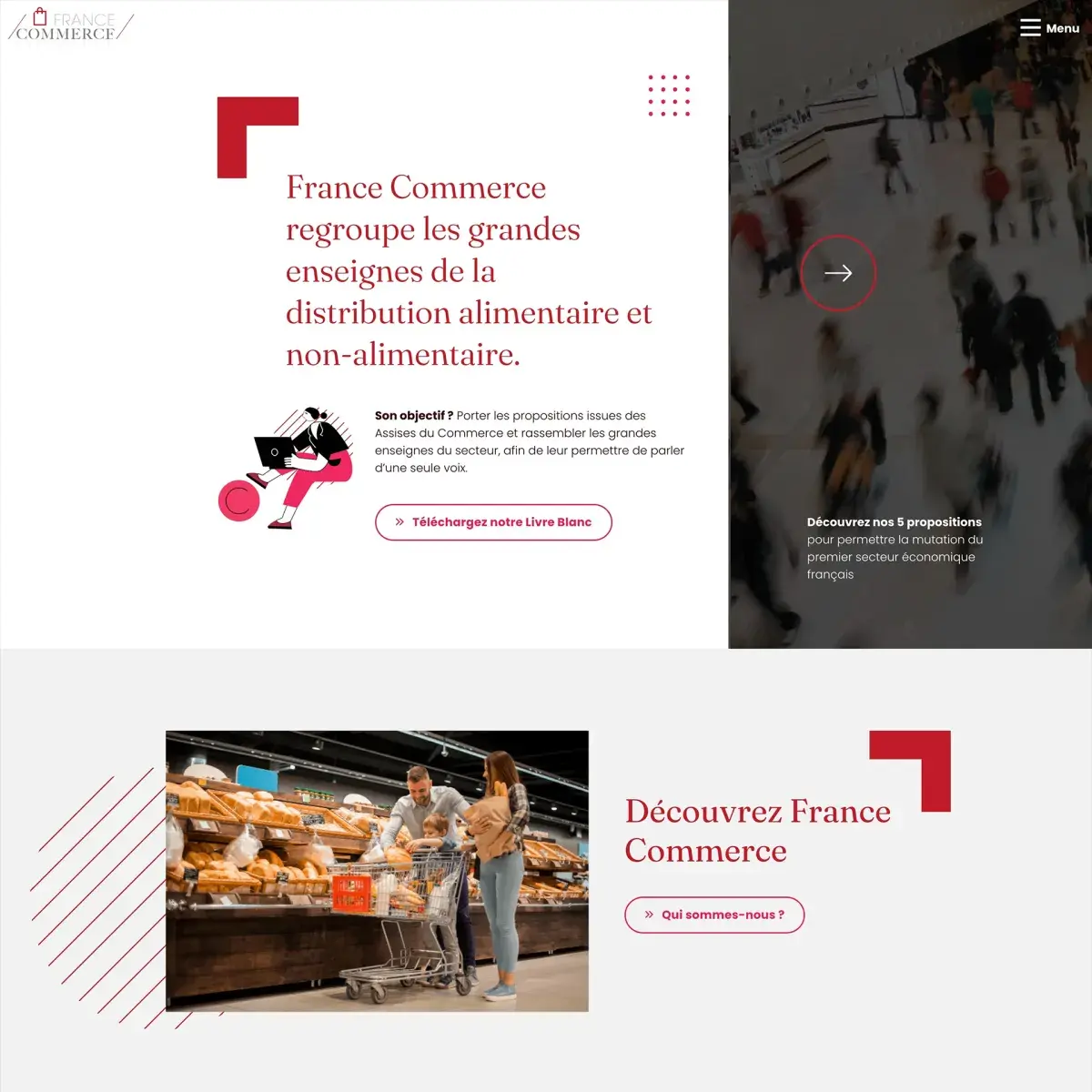 Site internet France Commerce